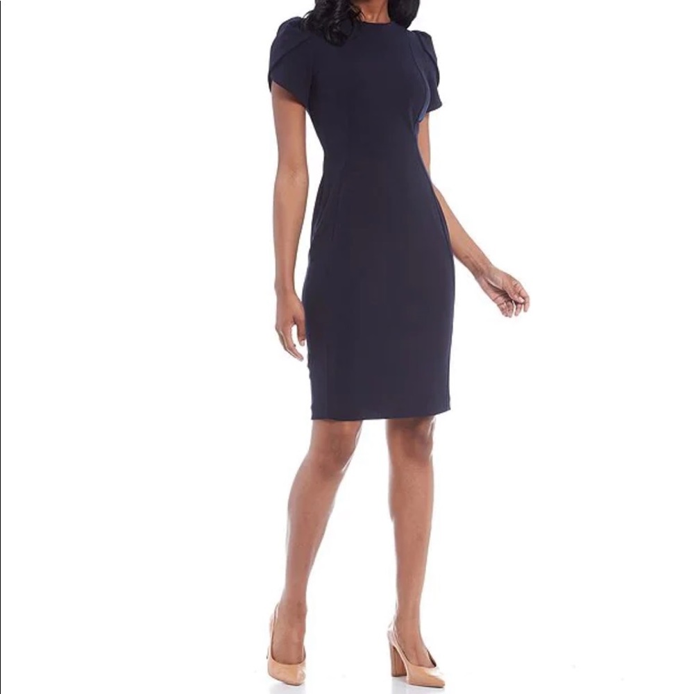 Calvin Klein Tulip Sleeve Dress